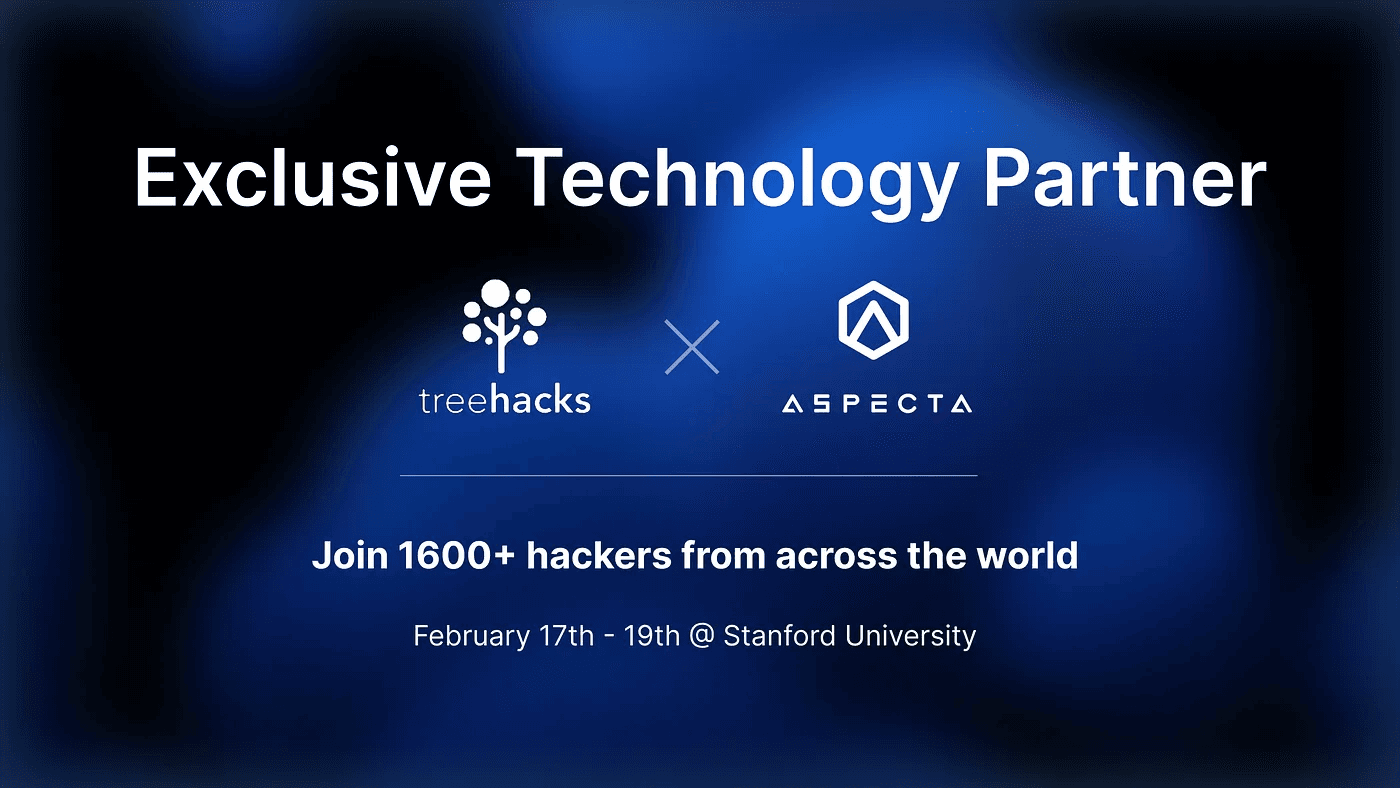 Aspecta Supports Stanford’s Premier Hackathon TreeHacks as Exclusive Tech Partner